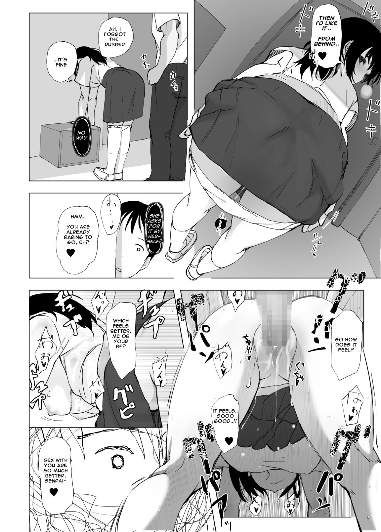 Hentai Manga Comic-The Day My Girlfriend And My Senpai Became Family-Read-33